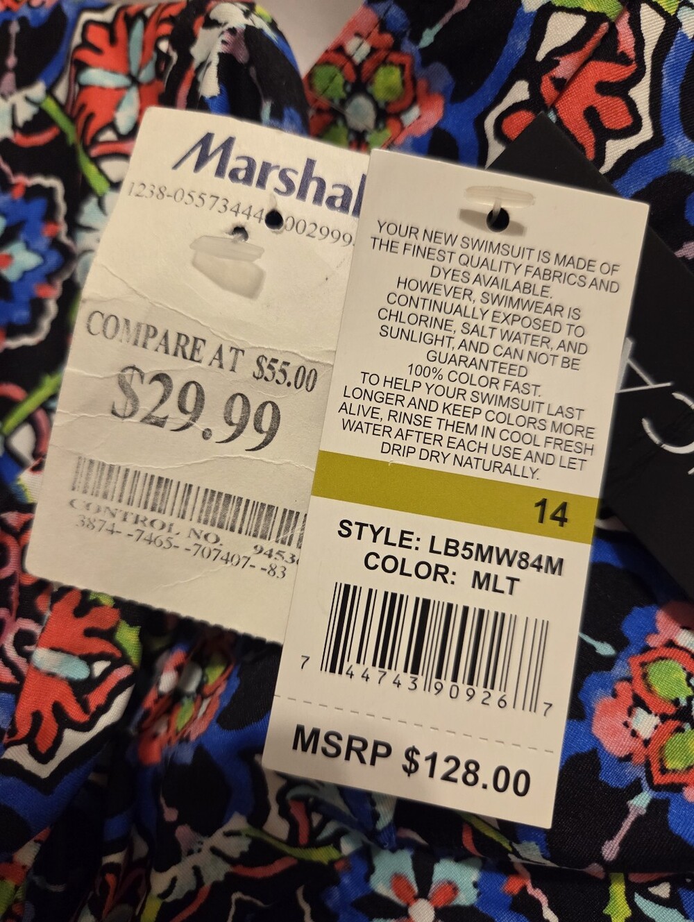 Vibrant Tankini Top - Picture 5 of 7